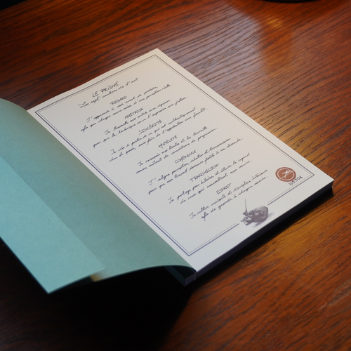 Carnet à tirage unique - B5J01