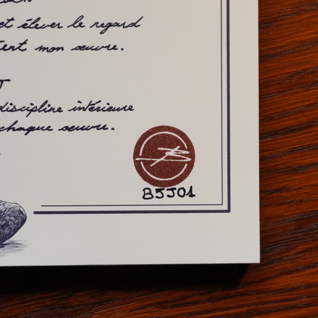 Carnet à tirage unique - B5J01